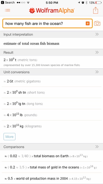 Wolfram Alpha is one of the best math apps for calculating the real world for you