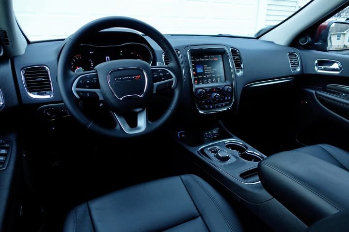 The 2017 Dodge Durango interior.