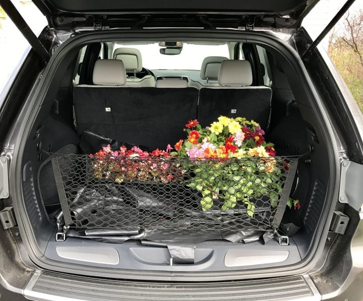 Adaptable cargo space in the Grand Cherokee is quite useful. 