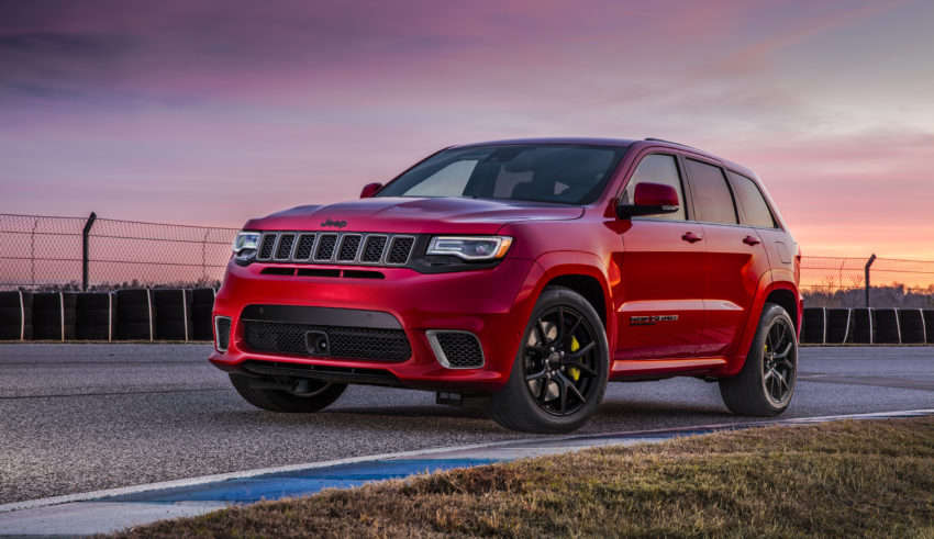 The 2018 Jeep Grand Cherokee Trackhawk is ready to go fast. 