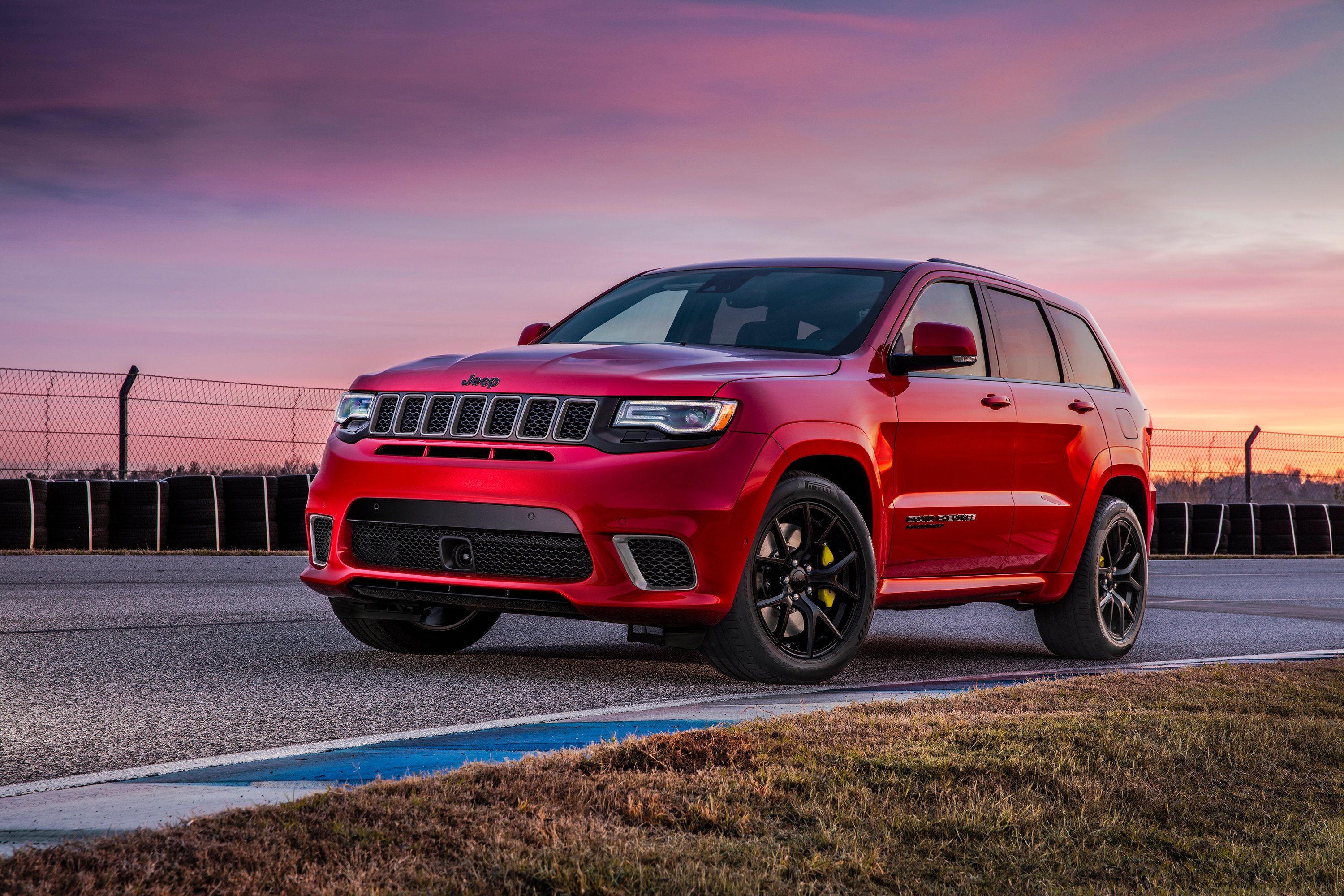 The 2018 Jeep Grand Cherokee Trackhawk is ready to go fast.