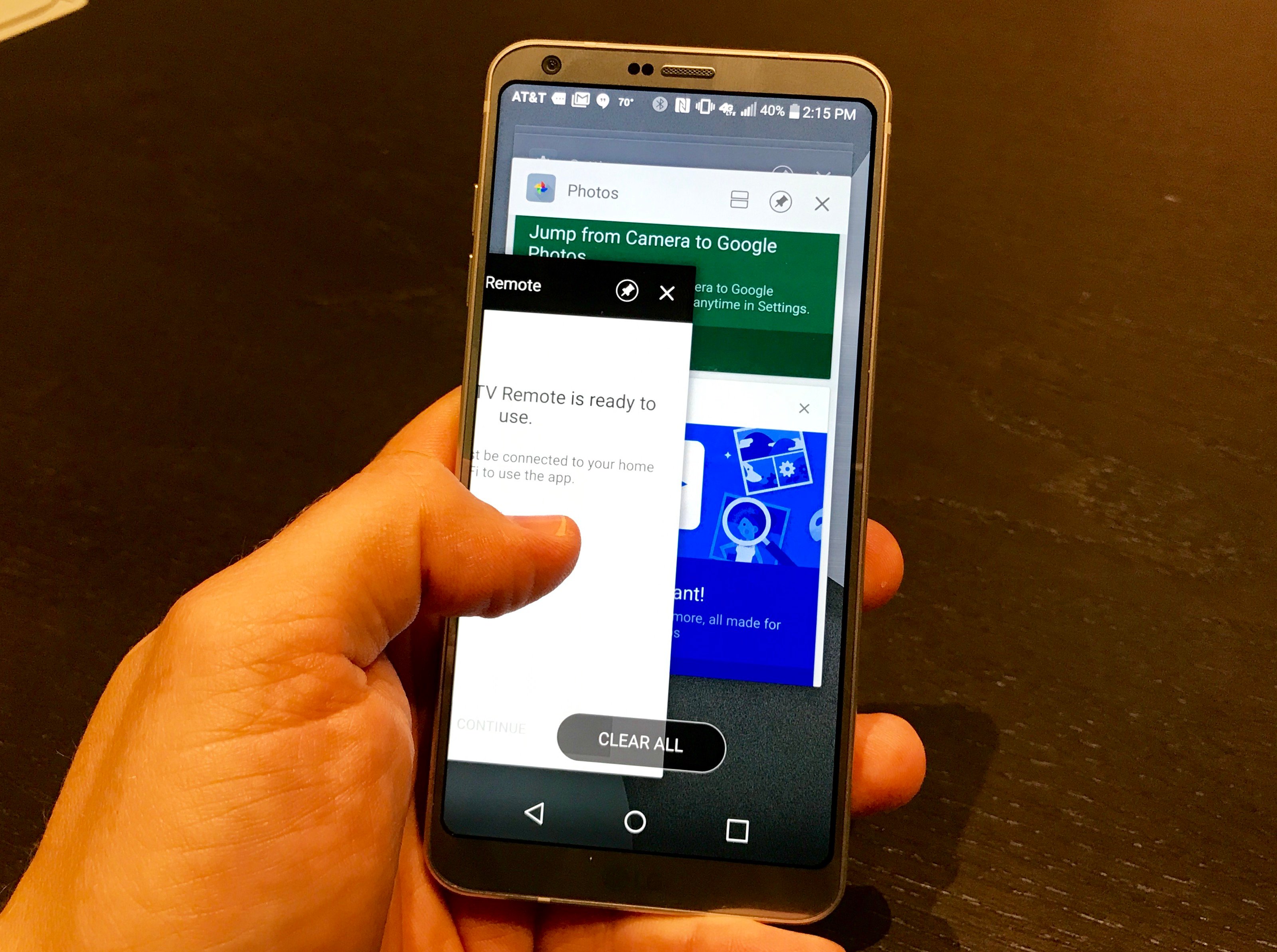 How to close apps on the lg g6