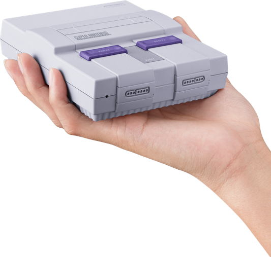 SNES Classic: Super Nintendo Classic Size in Hand