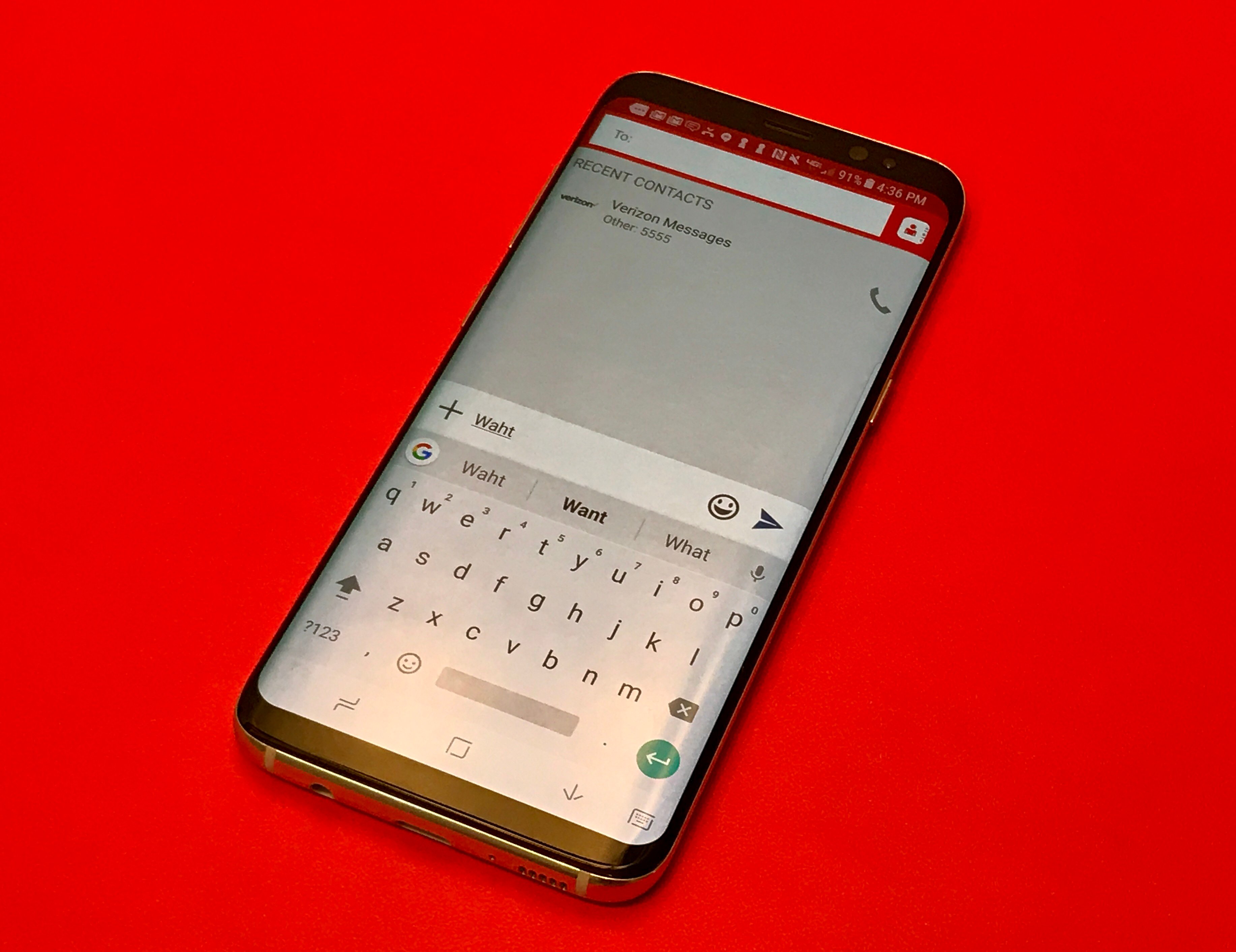 How to fix Galaxy S8 autocorrect problems.