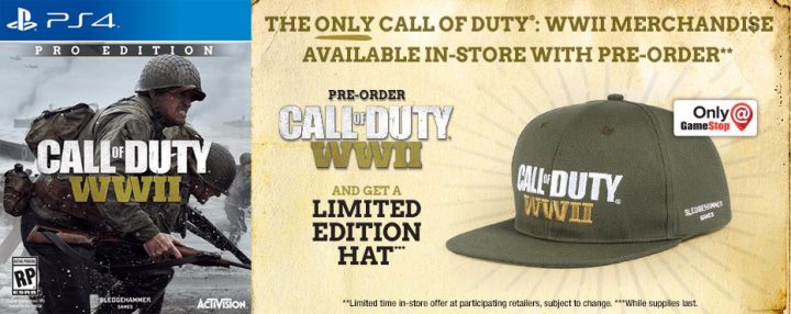 The Call of Duty: WWII Pro Edition includes collectibles.