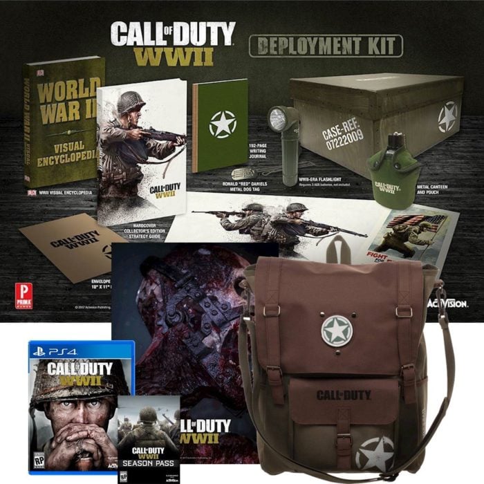 La edición Best Buy Call of Duty: WWII Deployment Kit.