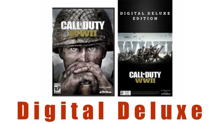 What you get with the Call of Duty: WWII Digital Deluxe edition.