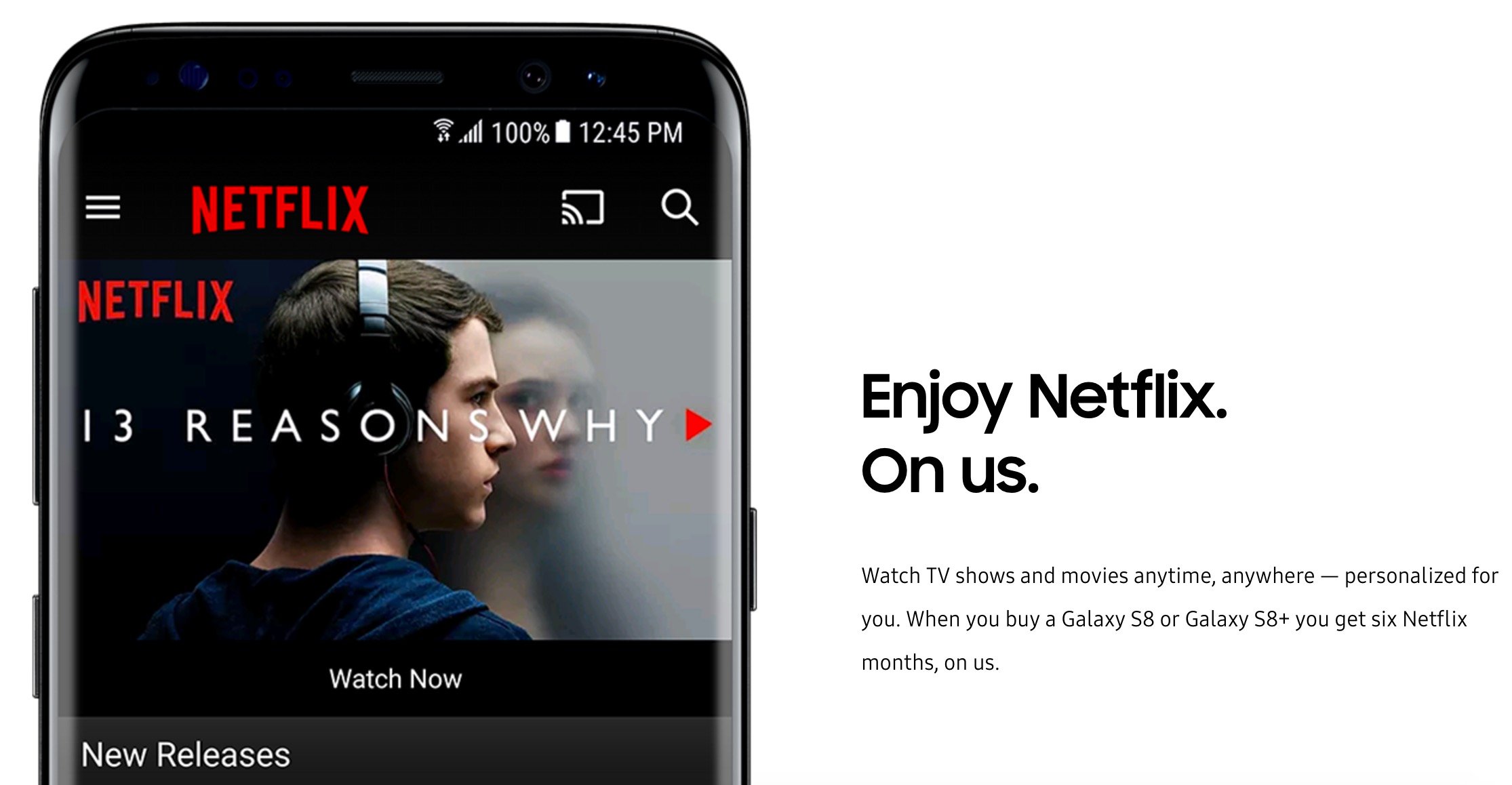 netflix galaxy s8
