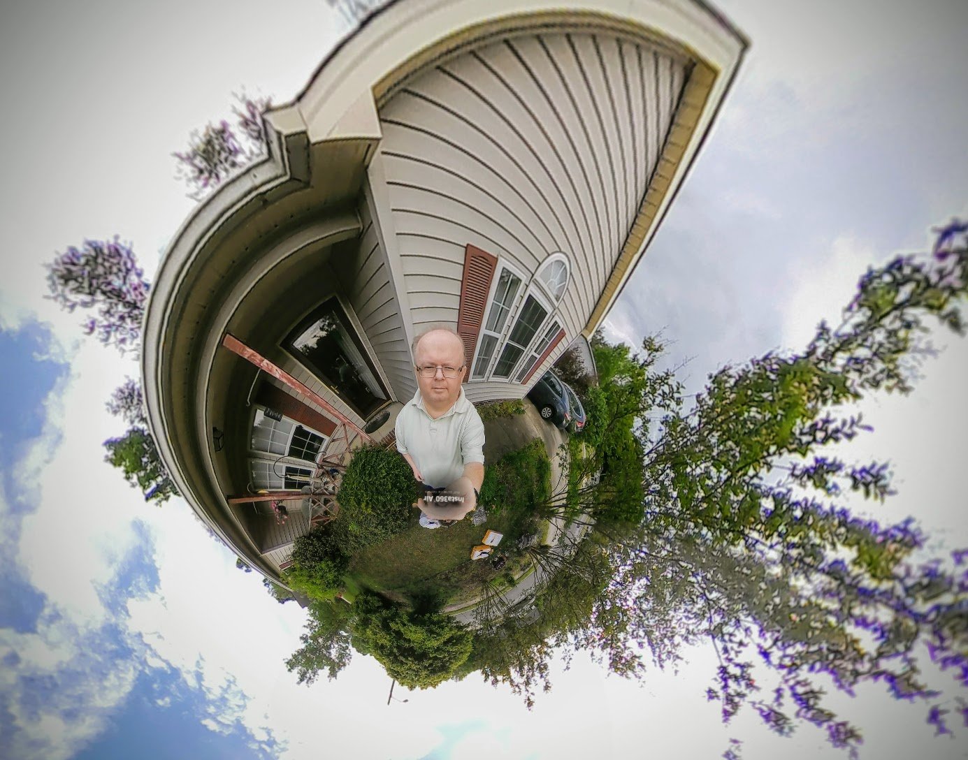 insta360 pequeño gran planeta shot