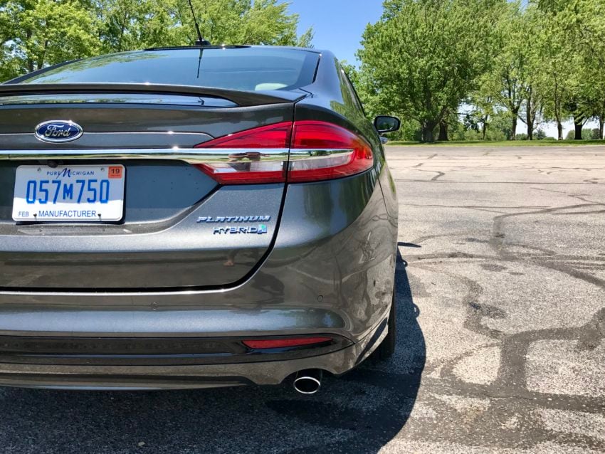 The 2017 Ford Fusion Hybrid drives nicely, but accelerates too slowly. 