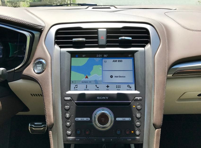 The new Sync 3 system is very nice and includes support for Apple CarPlay & Android Auto.