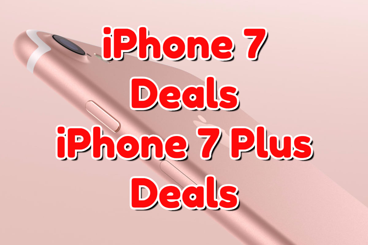 The best iPhone 7 deals and iPhone 7 Plus deals you can find.