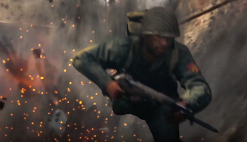 It looks like the dolphin dive is back in Call of Duty: WWII.