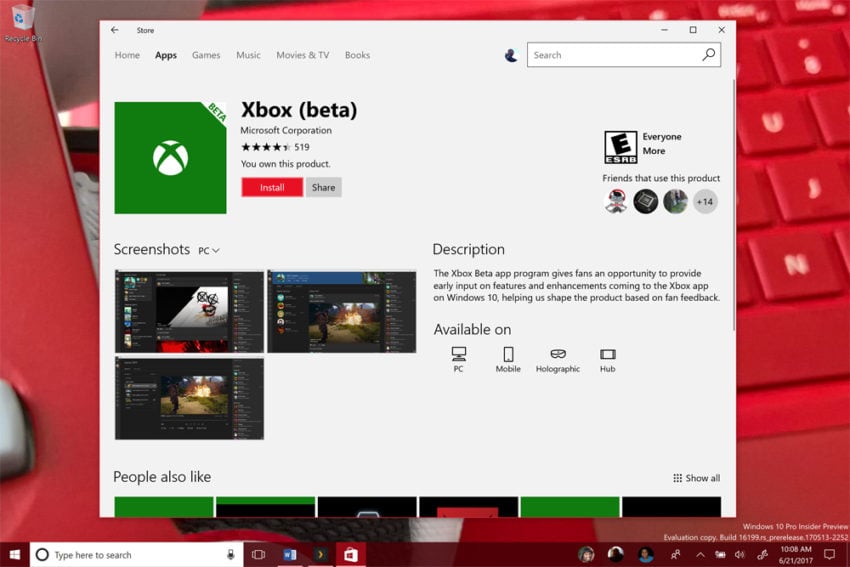 So The Xbox Beta app now lets you upload custom screenshots