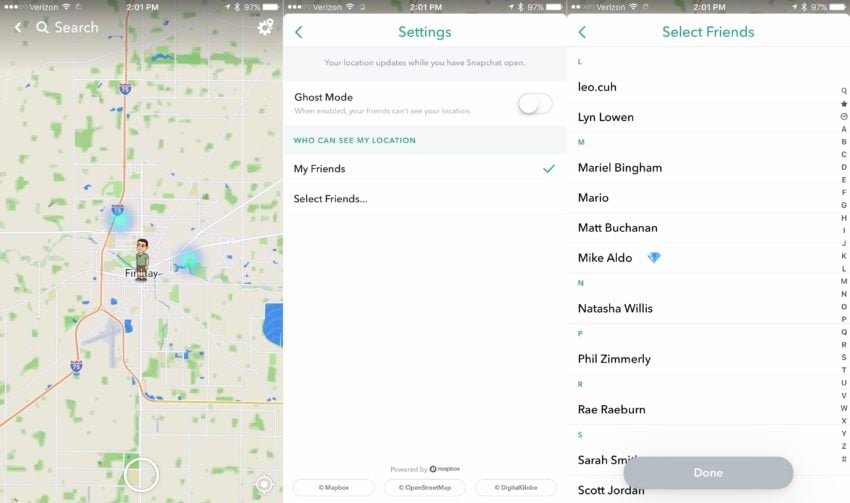 How to share your Snapchat location and manage who can see it.