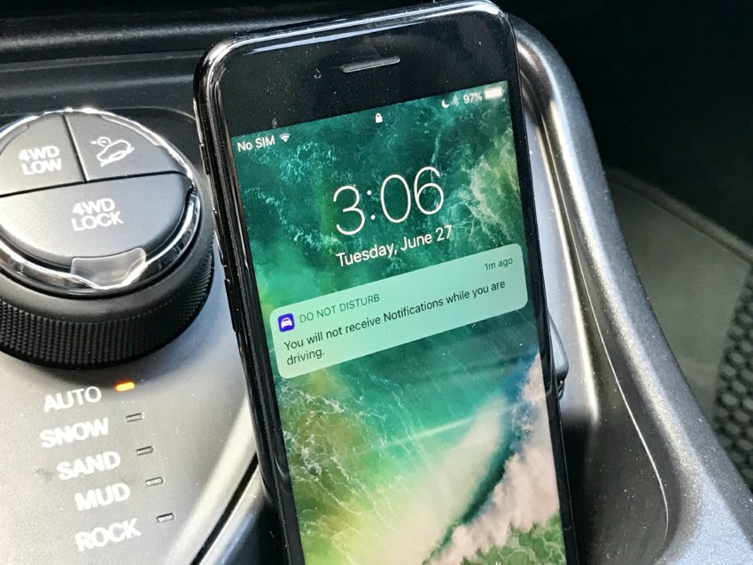 Install for Do Not Disturb While Driving