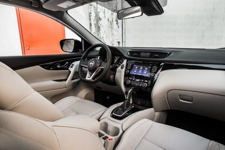 The main Nissan Rogue Sport packages add a larger touch screen and safety features. 