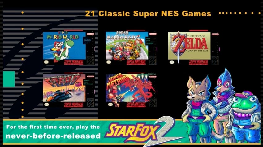 Here are the Super Nintendo Classic games you get with the new console. 