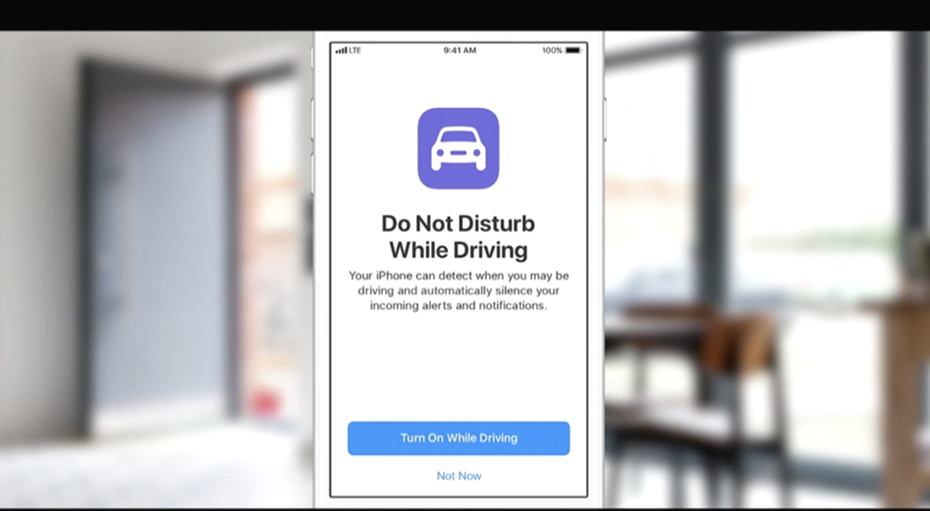iOS 11 Do Not Disturb While Driving
