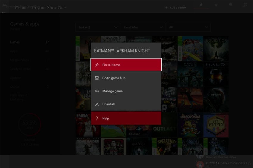 How to Transfer Xbox One game 3
