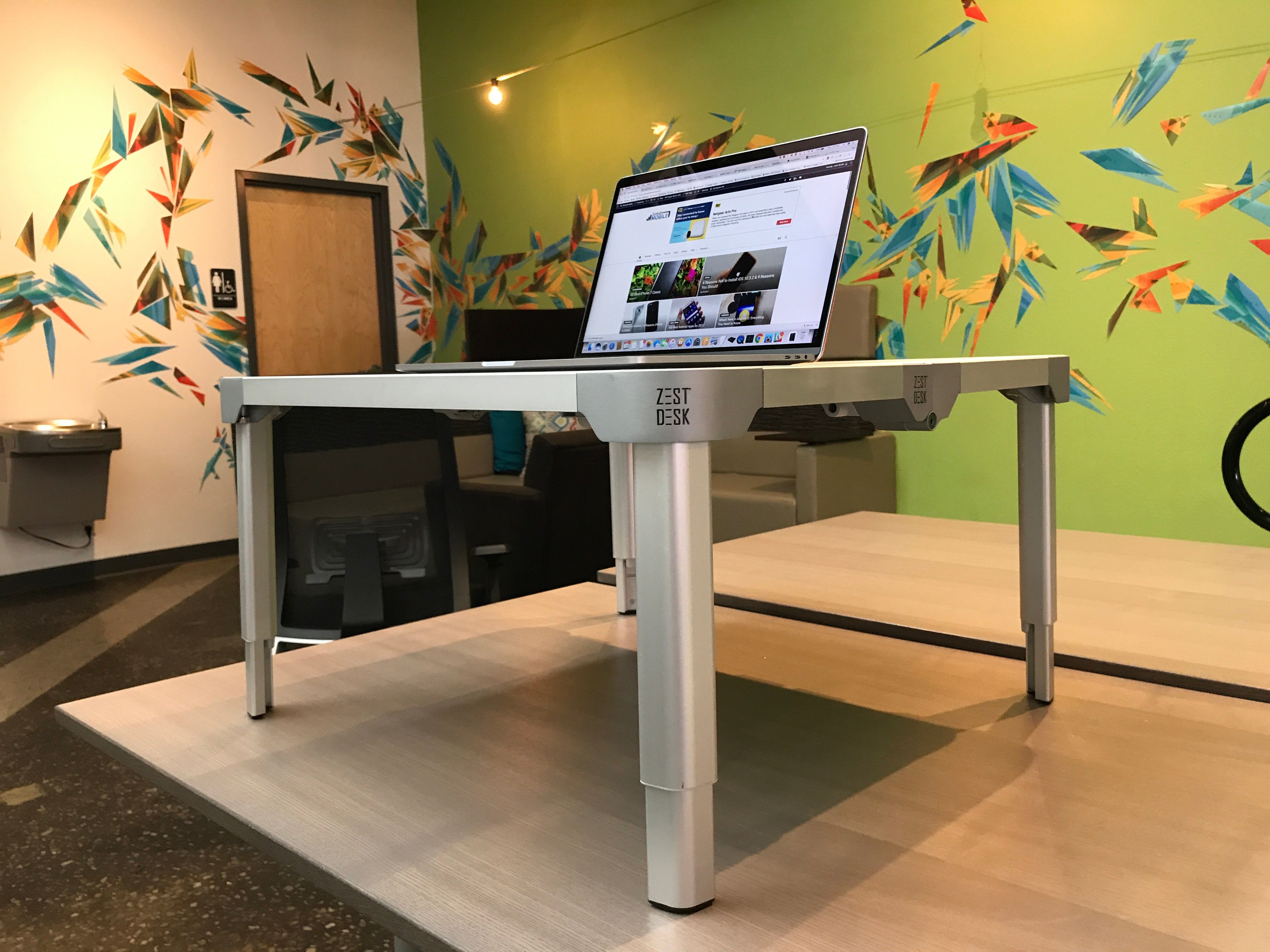 The ZestDesk is a great portable standing desk.