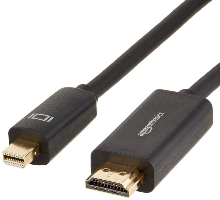 Amazon Basics Mini DisplayPort Cable - $8.99