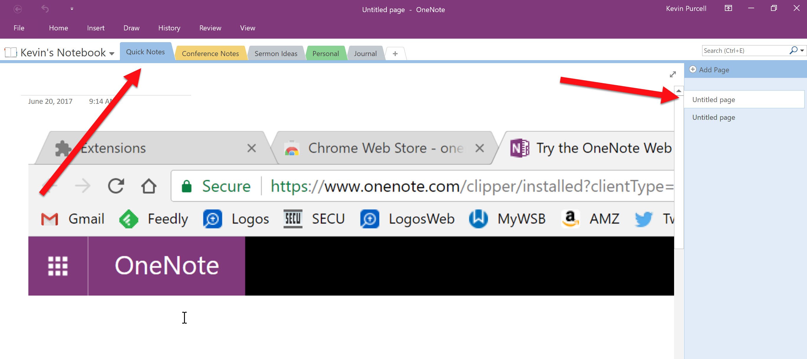 how to use onenote for notes