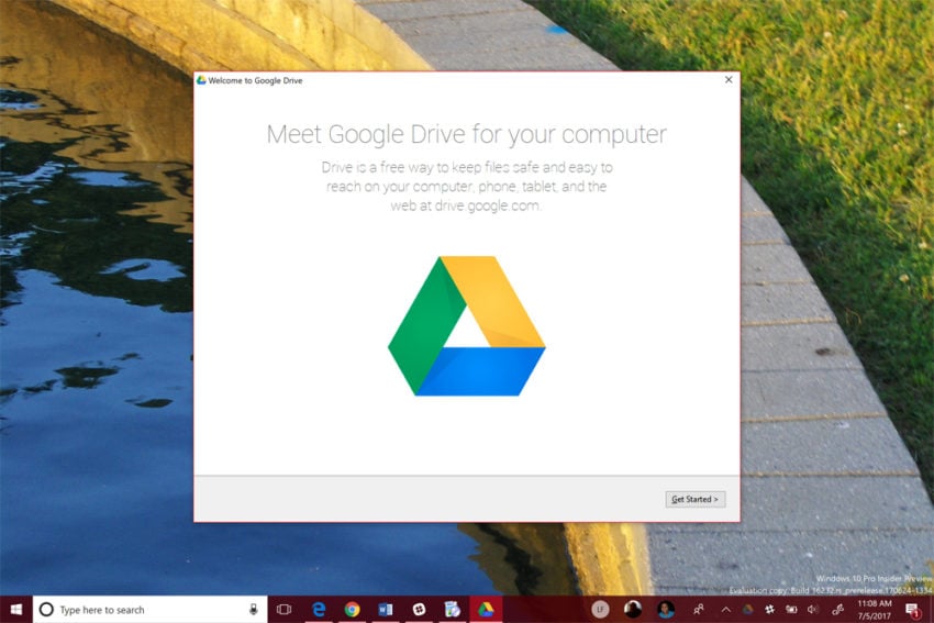 windows download google drive