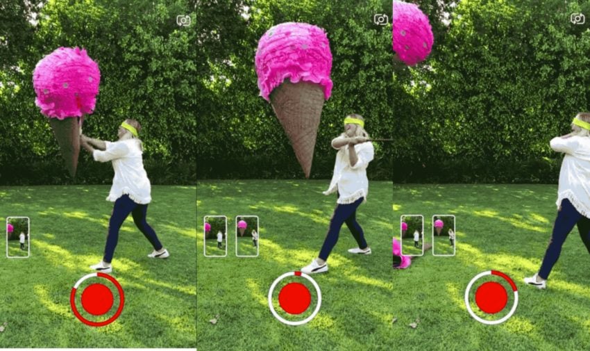 How to send up to six Snaps at a time.