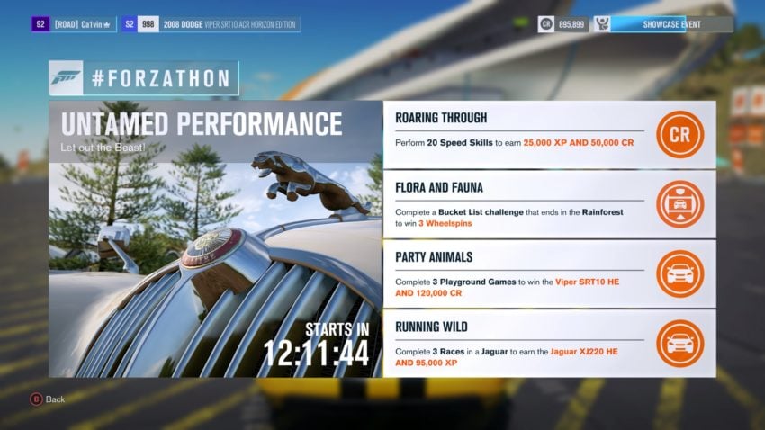 What you need to know about the new Forzathon in the middle of July.