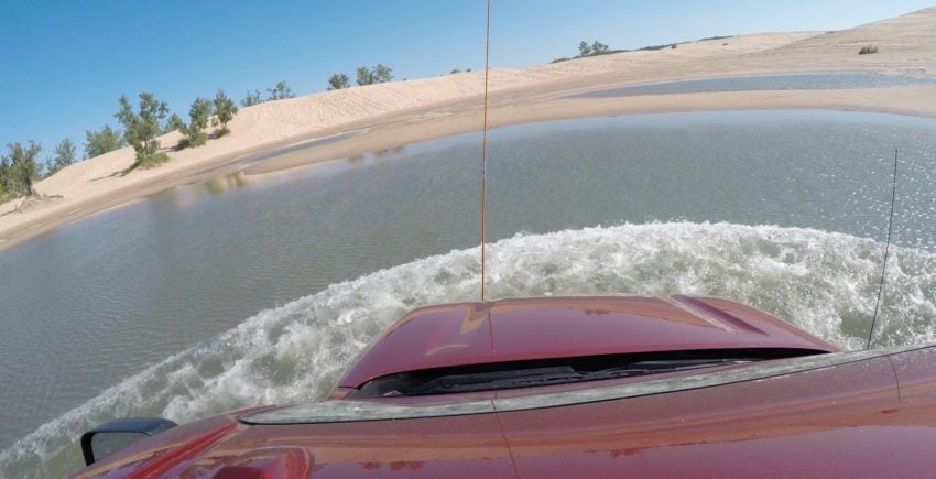 Know how far your truck can go off road.