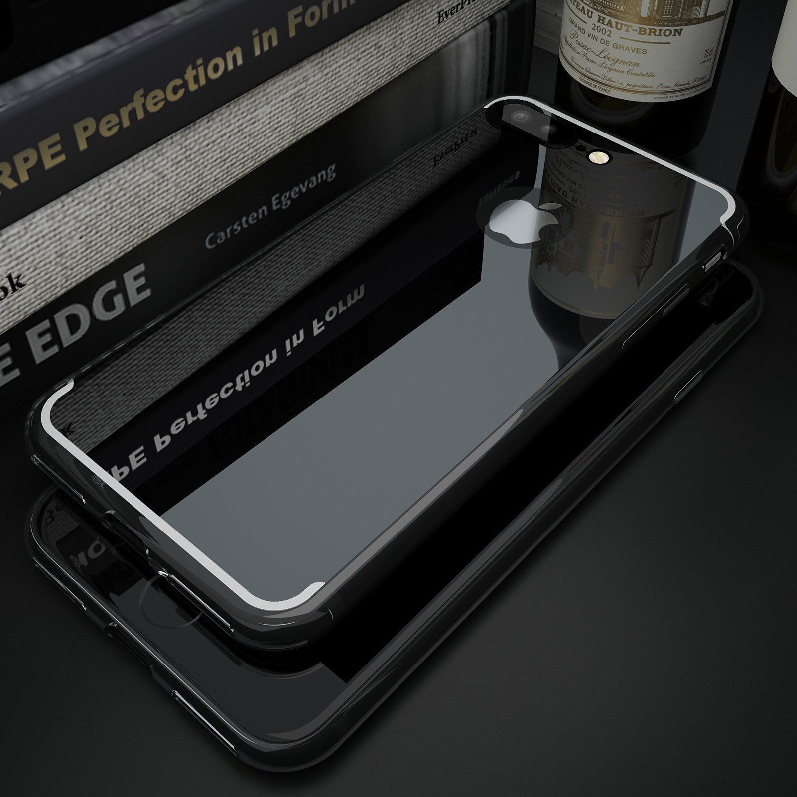 We could see the iPhone 8 color options include a silver or black mirror finish.