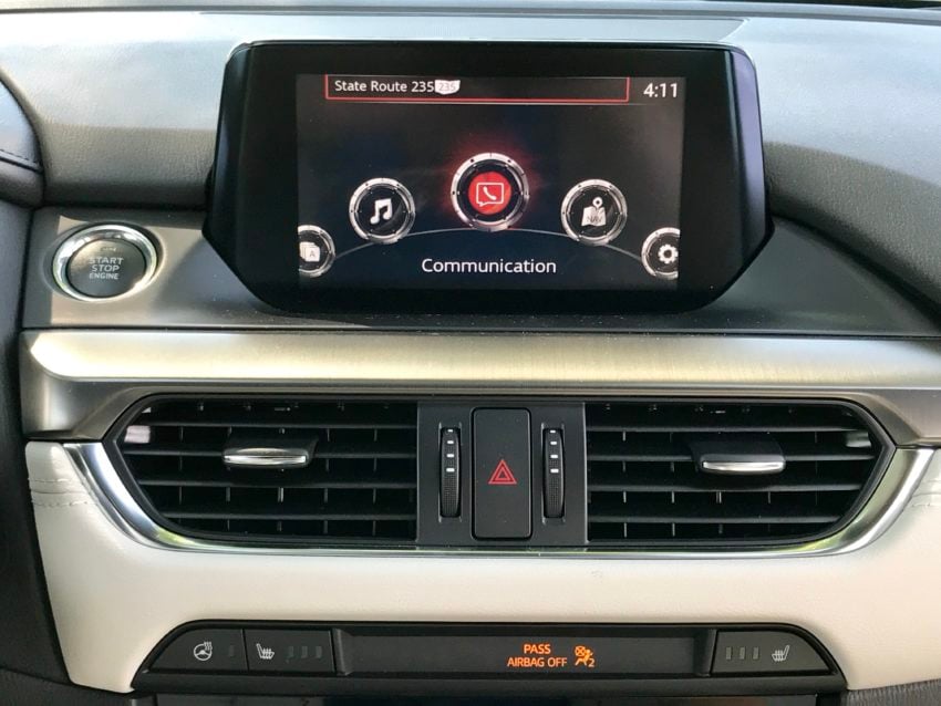 There is no support for CarPlay or Android Auto yet.
