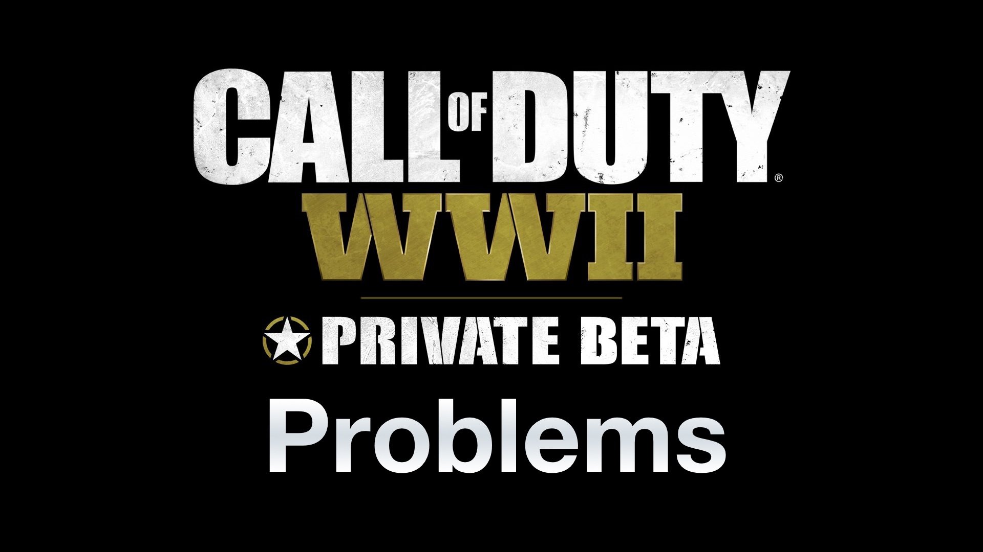 How to fix common Call of Duty: WWII beta problems.