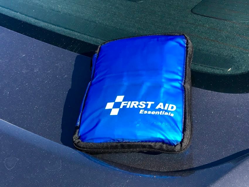 Make sure there is a good first aid kit and list of things to do.