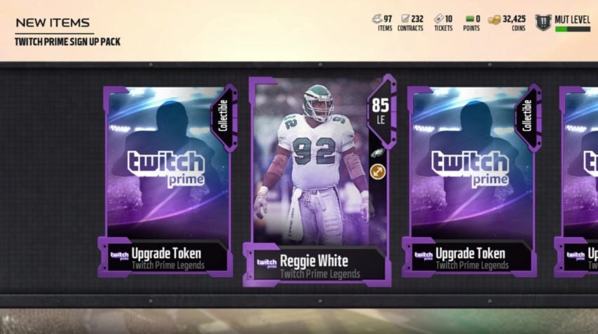 How to claim your 25 free Madden 18 Legends from Twitch.