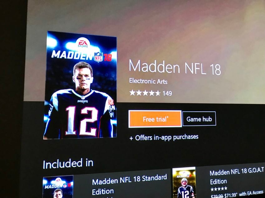 This is how you can play the EA Access Madden 18 trial right now.