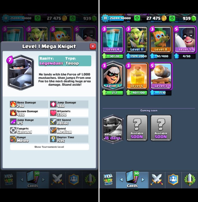 I need a deck, i want to use mega knight, these are my only legendaries, In  Challenger 2 : r/ClashRoyale