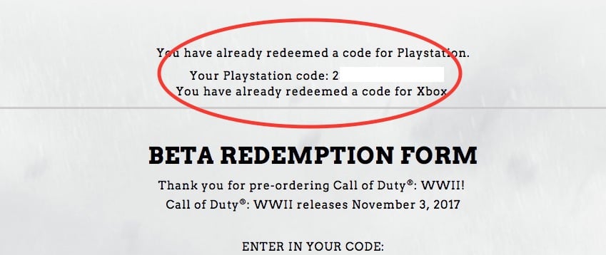 Where to find your Call of Duty: WWII beta token if it wasn't in your email.