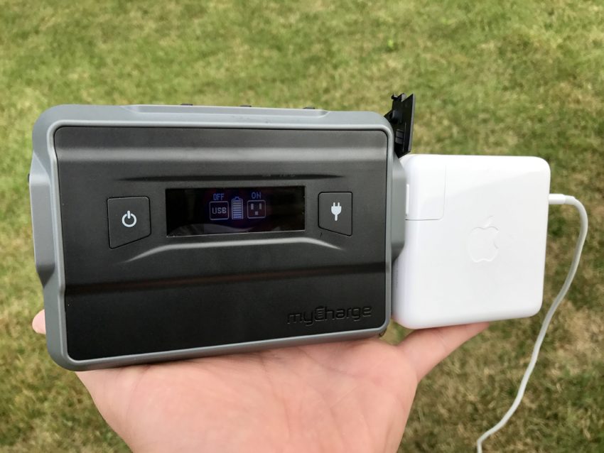 You can use the myCharge AdventureUltra to charge a laptop and much more. 