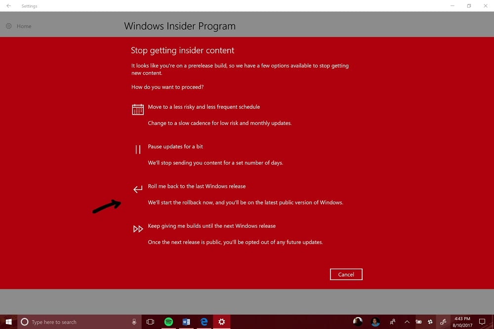 How to Stop Windows Insider Preview Updates