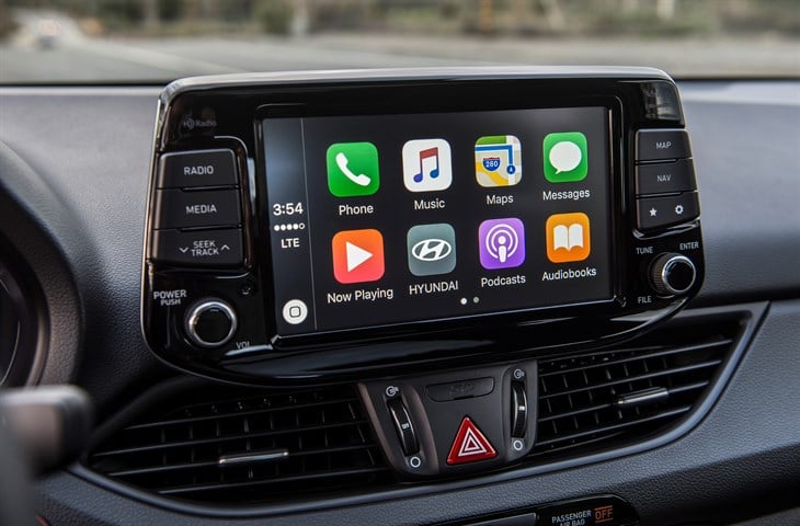 You'll find Apple CarPlay & Android Auto standard.