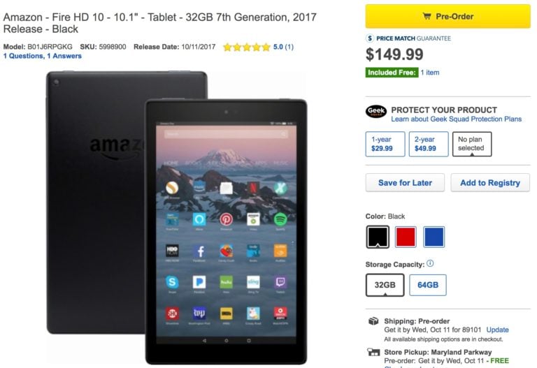 2017 Amazon Fire HD 10 Tablet 5 Things to Know