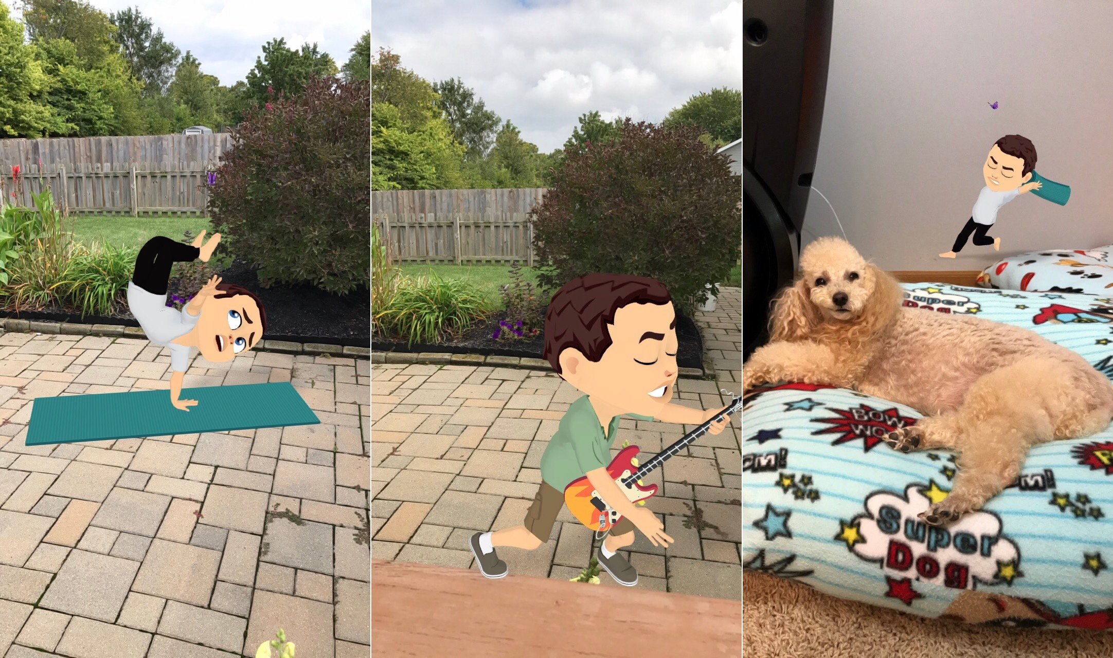 Snapchat now lets you use AR Bitmoji in the World Lenses feature.