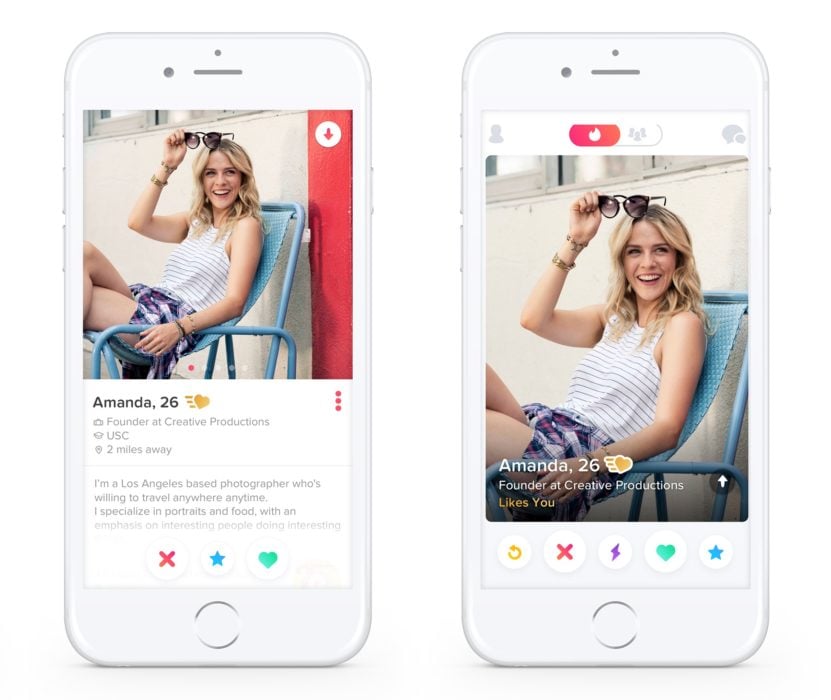 In addition to the Your Likes section, you also see if someone likes you on their profile.