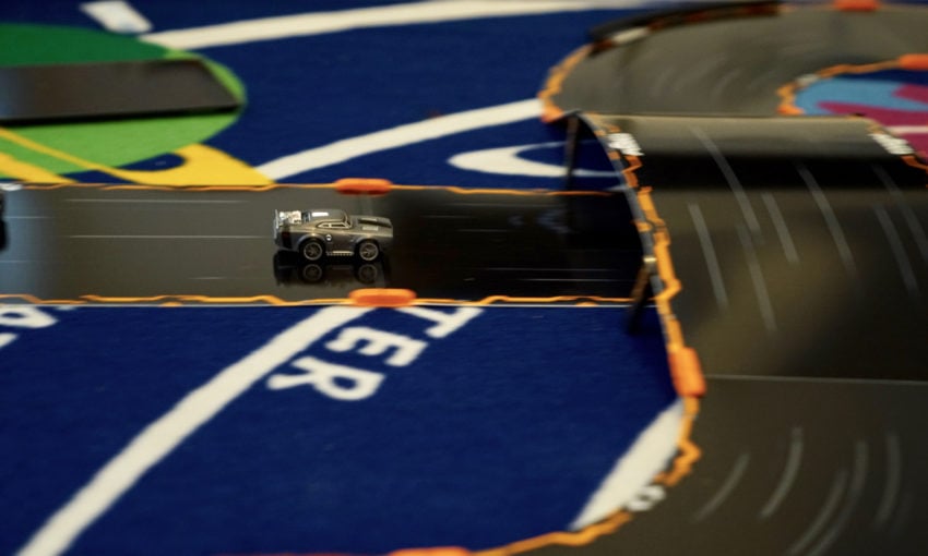 Anki OVERDRIVE: Fast & Furious Edition Review - Ice Charger Racing on track