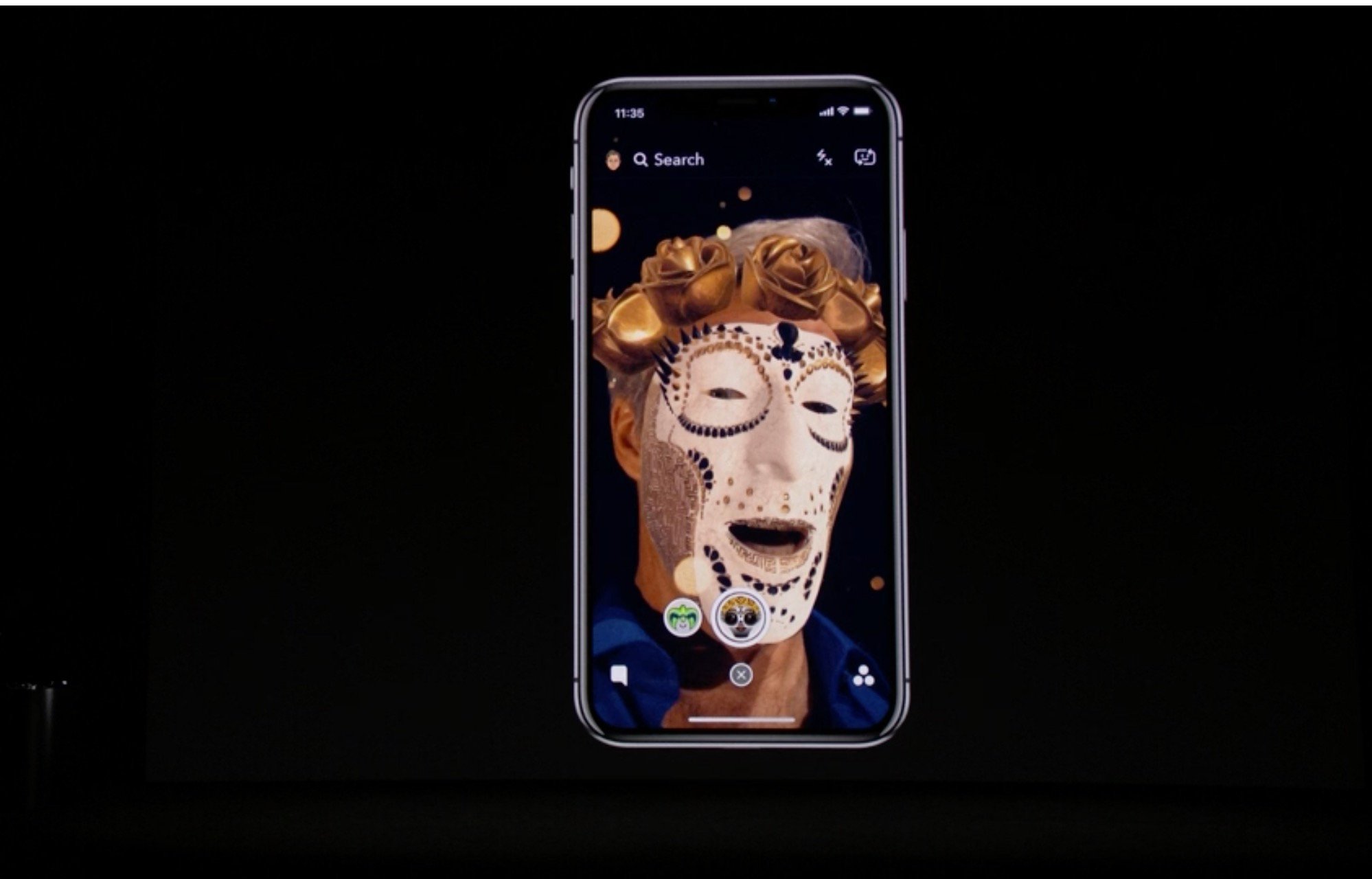 iPhone X Takes Snapchat Face Filters to 11
