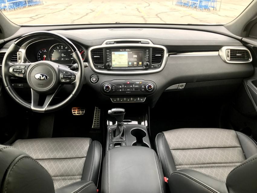 The front row is comfortable and you have easy access to controls.