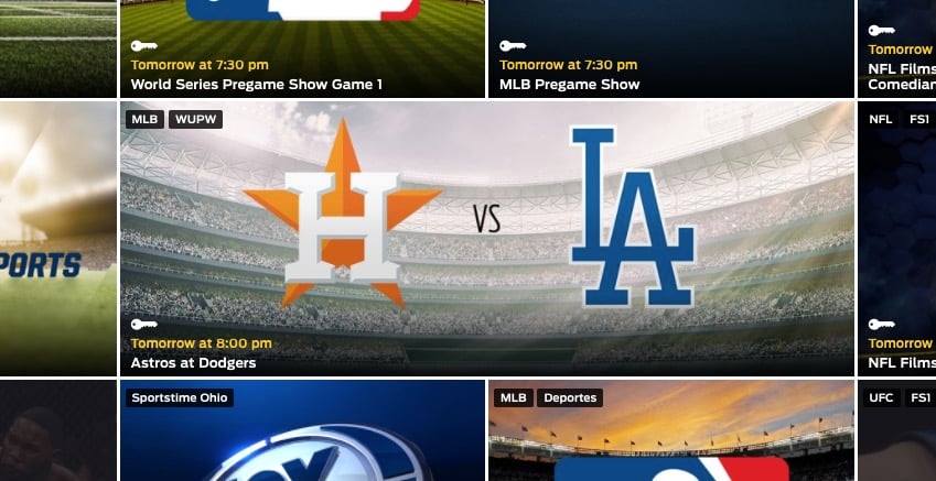 Where to find 2017 World Series live streams.