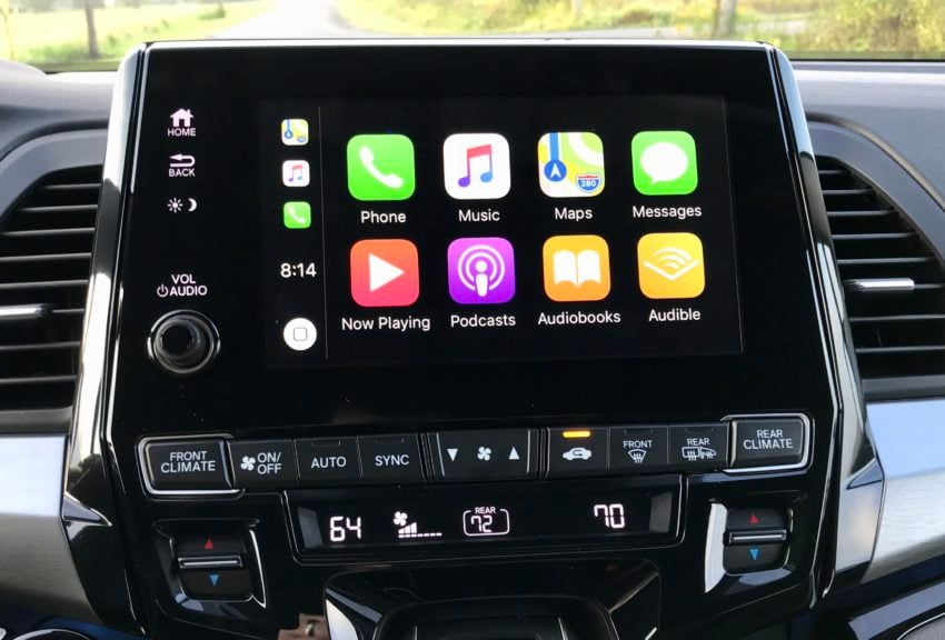 You get a lot of tech in the 2018 Honda Odyssey including CarPlay, Android Auto and a built-in hotspot. 